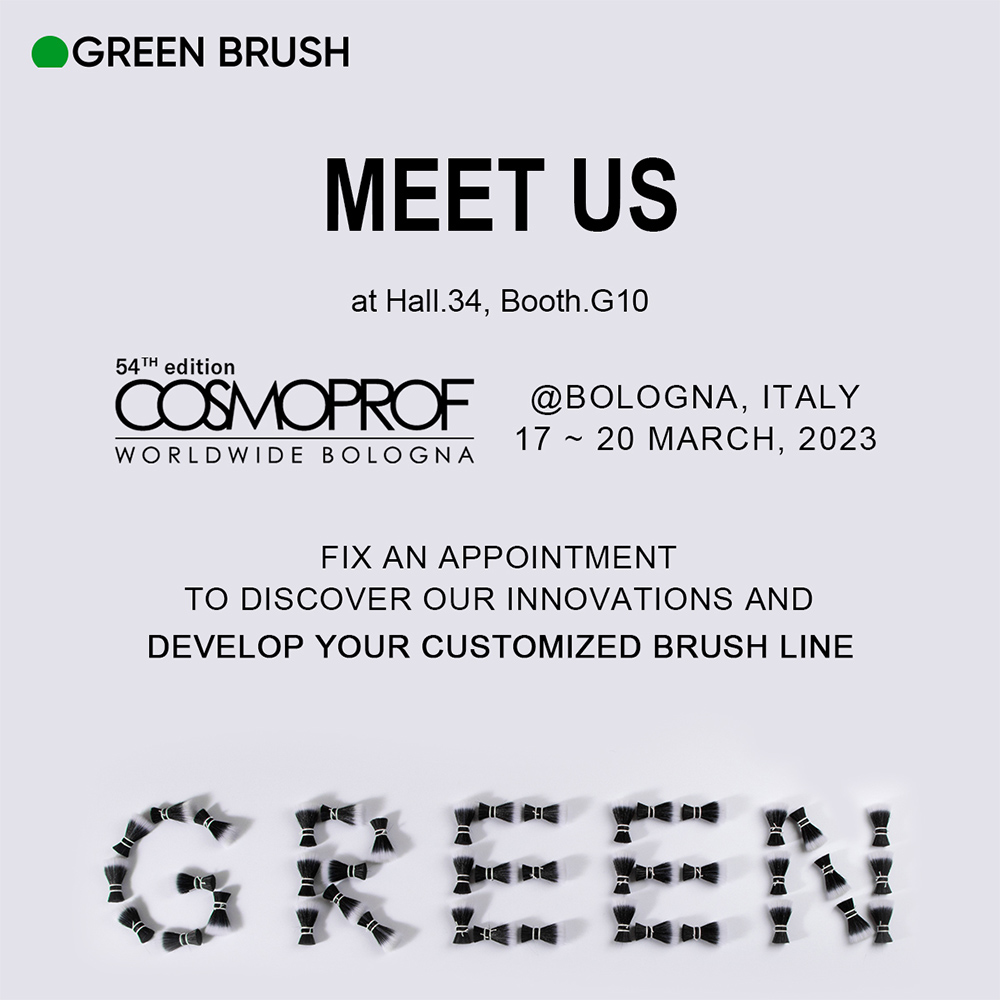 GREEN BRUSH at Cosmoprof Bologna 2023