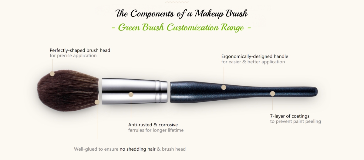 The Components of a Makeup Brush