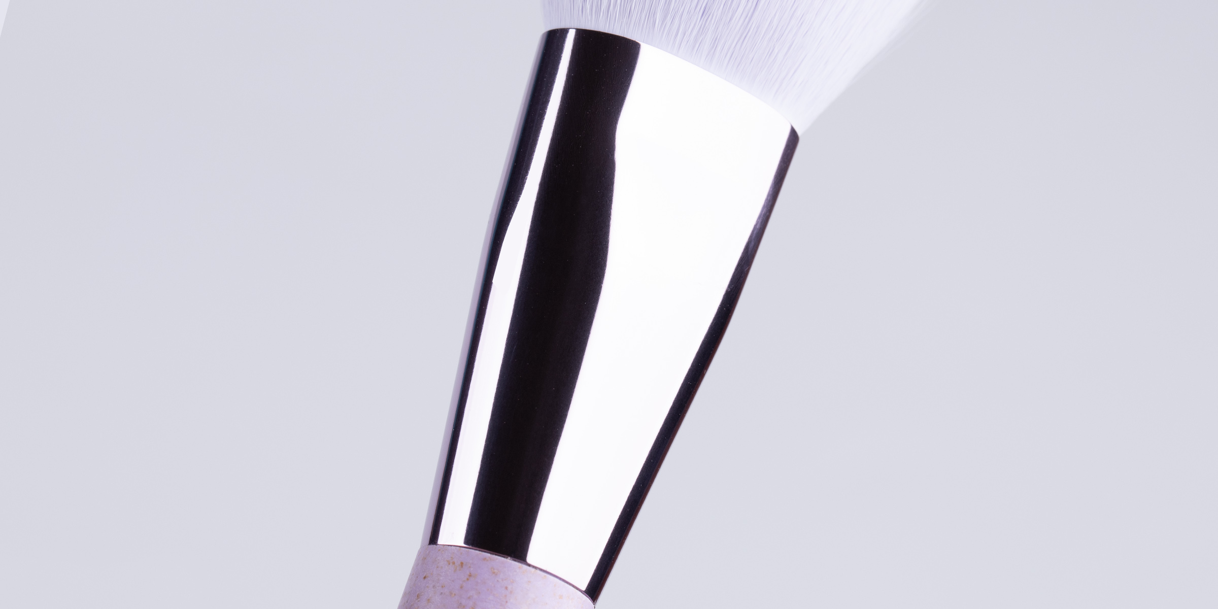 The PurpleBloom collection is an eco-friendly and vegan makeup brush set