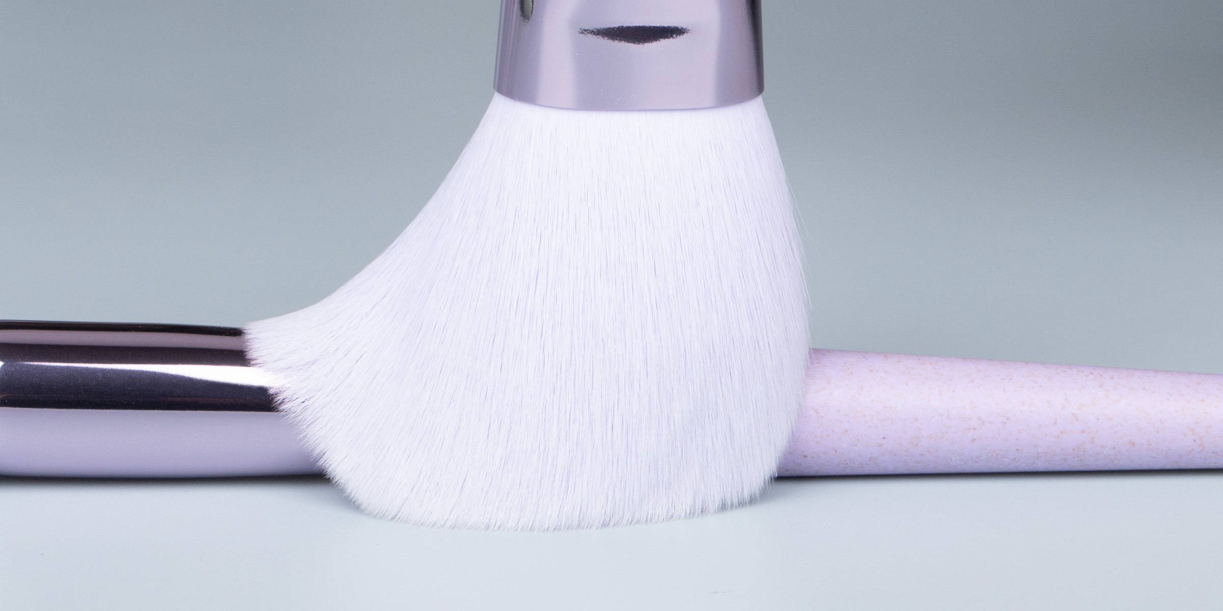 The PurpleBloom collection is an eco-friendly and vegan makeup brush set